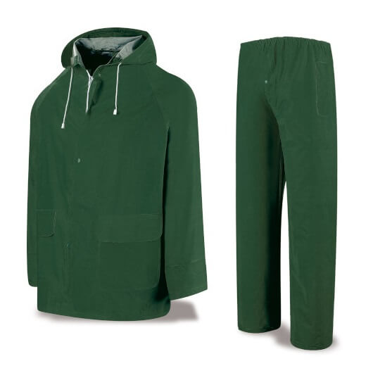 Traje de agua ajustable de PVC Verde 188-TA32V - Referencia 188TA32V